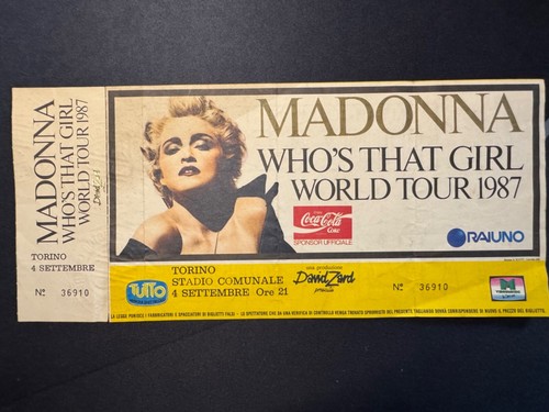 Biglietto madonna concerto - -,