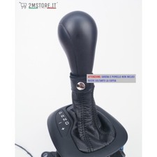 Cuffia leva cambio automatico FIAT 500 X dal 2014 in pelle nera