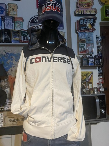 Felpa converse col blu - s,