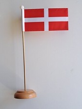 Bandiera da tavolo in legno
