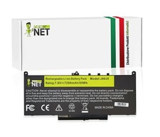 Batteria J60J5 compatibile con Dell Latitude E7270 E7470 [7200mAh]