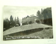 VECCHIA CARTOLINA CLUSONE MONTE CROSIO VILLA COLLEGIO MARIA BAMBINA