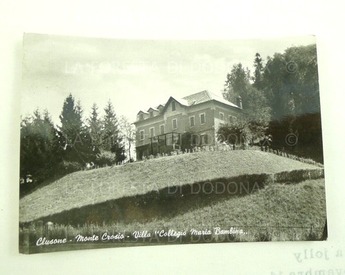 Vecchia cartolina clusone - cartolina,