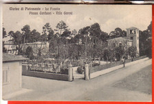 CARTOLINA  MARINA DI PIETRASANTA  FP  NON VIAGGIATA PIAZZA CARDUCCI VILLA GAROSI