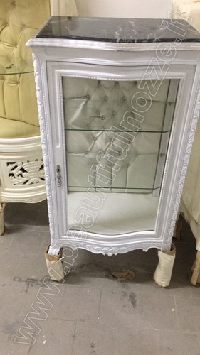 Vetrina legno bianco - legno, e