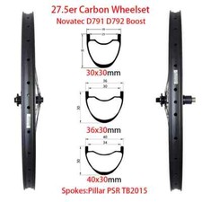 Set ruote bici - mtb, carbonio