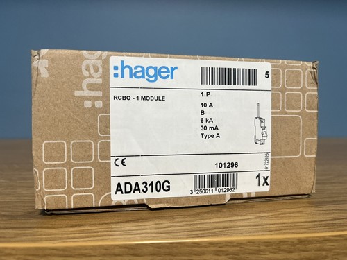 Hager 10amp min rcbo ada310g - hager,