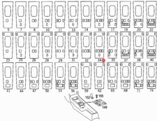 MERCEDES W124 PULLMAN PANNELLO LEGNO RADICA NOCE OEM A1246831000