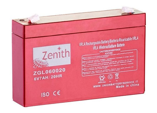 Batteria agm scarica - scarica, 6v