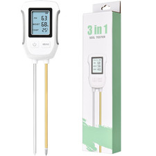 3 in 1 Misuratore Del Suolo, Tester per Il Suolo, Phmetro Terreno, Misuratore PH