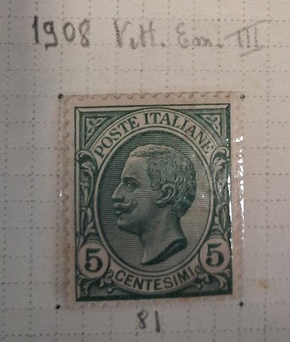 Francobollo italia 1906 - francobollo,