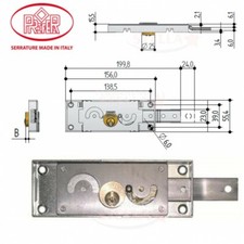 SERRATURA DX LATERALE