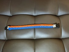 Bracciale Paracord Microcord Bicolor Desert Camo Viola Orange Neon