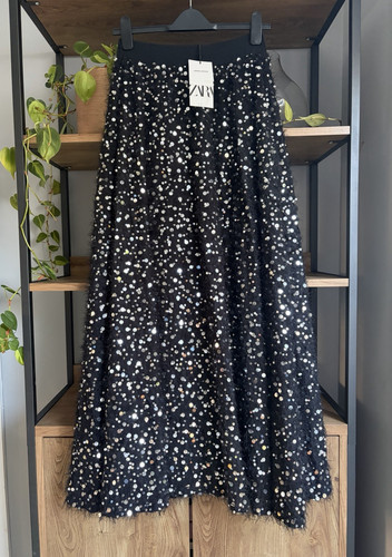 Maxi gonna zara impreziosita - zara,