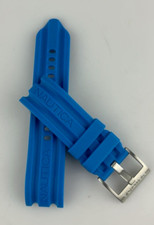 Cinturino Orologio Nautica Attacco Ansa 22mm Silicone Ottima Qualità Uomo Fibbia