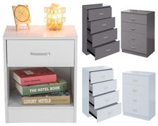 Cassettiera lucida comodino