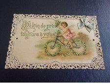 Angeli - N°77871 - Lontano Di Près Sempre A Vous - Ange Su Un Bicicletta Fiore