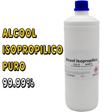 Alcool isopropilico puro 1L 99,99% detergente disinfettante pulizia pcb