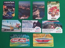 Lotto di 9 schede telefoniche