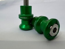 Nottolini Cavalletto Verde, filetto M8 Paddock Stand Bobbins seconda scelta