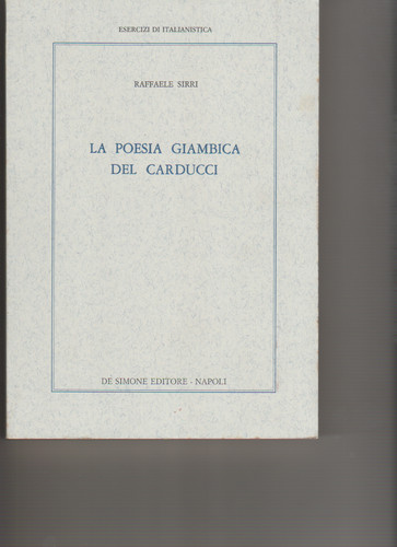 Poesia giambica del - la,