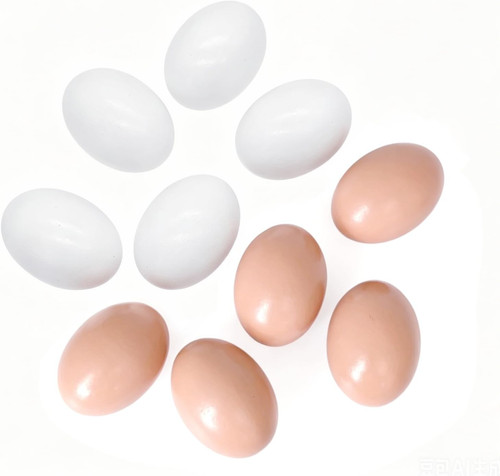 10x bianco marrone uova di - 10x, e