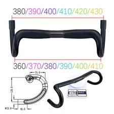 Manubrio bici strada carbonio