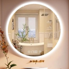 Specchio bagno LED touch con