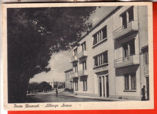 Cartolina porto recanati - porto, fg