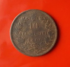 10 CENTESIMI 1866 MILANO