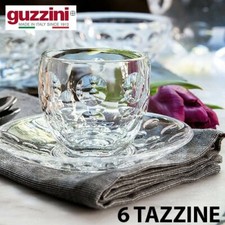 TAZZINA da caffè tazza bicchierino liquori in vetro Guzzini Venice set 6 tazzine