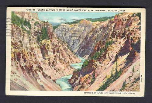 Cartolina storica grand - storica, canyon