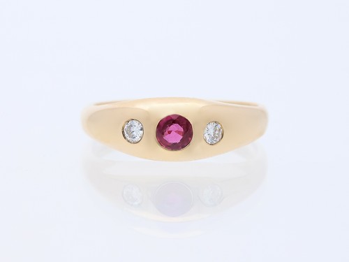 Anello diamanti - anello, ct.