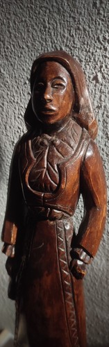 Scultura legno arte donna - legno,