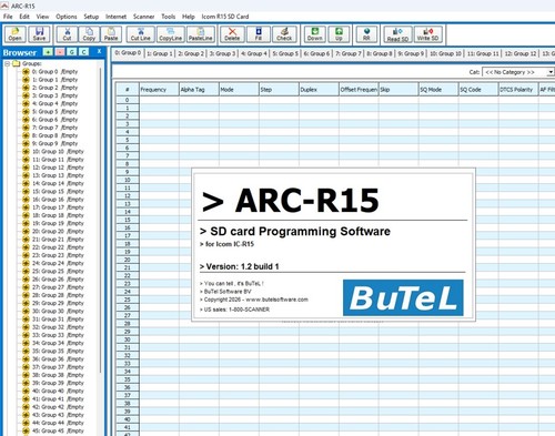 Arc r15 butel - ic-r15, scheda