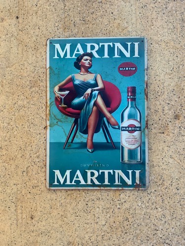 Insegna metallo martini - in,