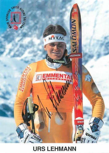 Autografo urs lehmann - urs,