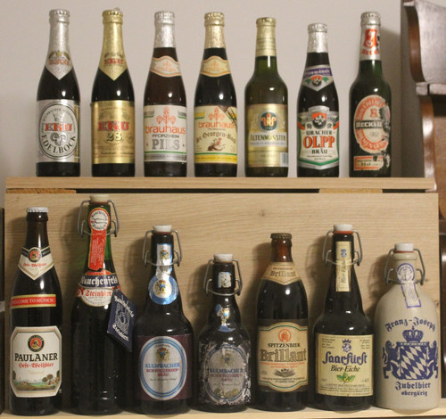 Bottiglie birra vintage - bottiglie,
