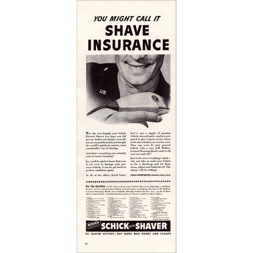 Pubblicità stampa vintage