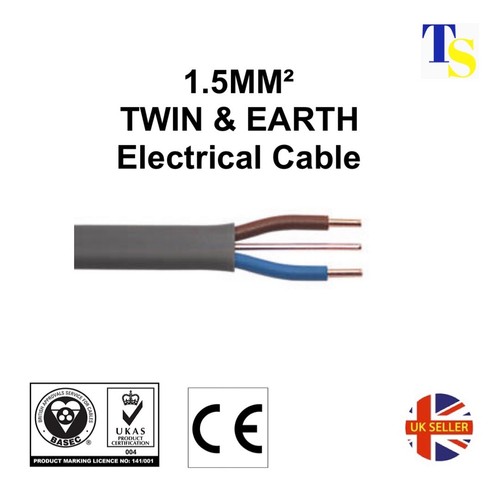 Metri 5mm cavo - 1,5mm,
