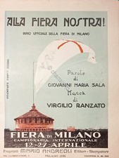 Sheet music - Alla Fiera