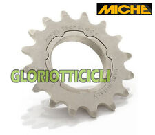 MICHE PIGNONE PISTA ACCIAIO CON SUPPORTO 16 DENTI