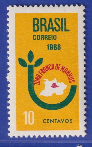 Brasile 1968 zona libero - di,