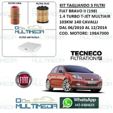 TAGLIANDO 3 FILTRI TECNECO