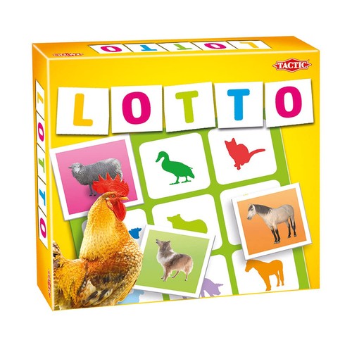 Farm animals lotto game tactic - farm,