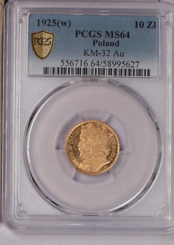 1925 poland gold 10 - poland,