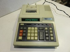 vecchia CALCOLATRICE RCH 312 PD con display da ufficio tavolo vintage per