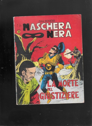 Maschera nera 9 del - nera, n.