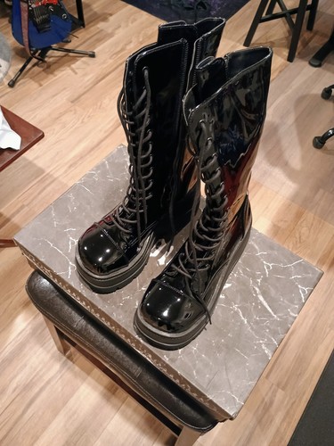 Stivali donna demonia black - stivali,