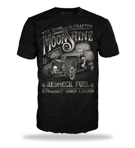 Hotrod shirt moonshine - t-shirt,